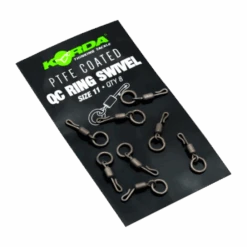 Korda PTFE QC Anneau Émerillon Taille 11 (8 Pcs)