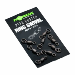 Korda PTFE Anneau Émerillon Taille 8 (8 Pièces)