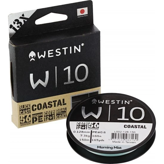 Westin W10 13 Braid Coastal Morning Mist 0,128 Mm 150 M 7,3 Kg