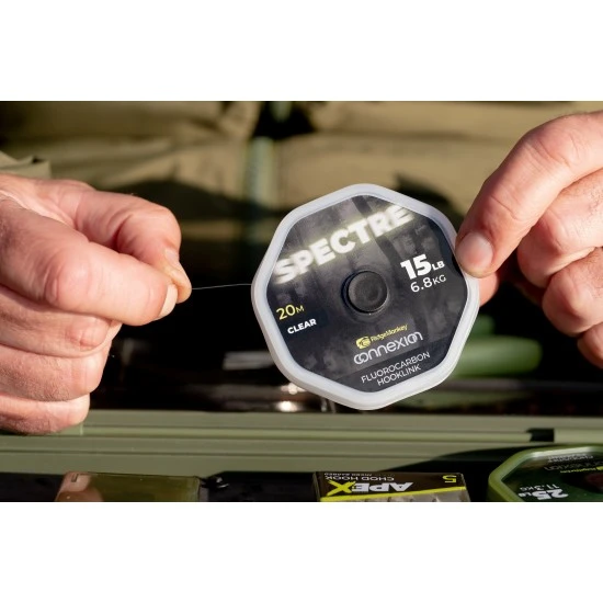 RidgeMonkey Connexion Spectre Fluorocarbon Hooklink 15lb – Image 3