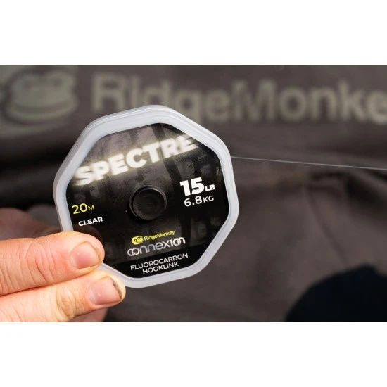 RidgeMonkey Connexion Spectre Fluorocarbon Hooklink 15lb – Image 8