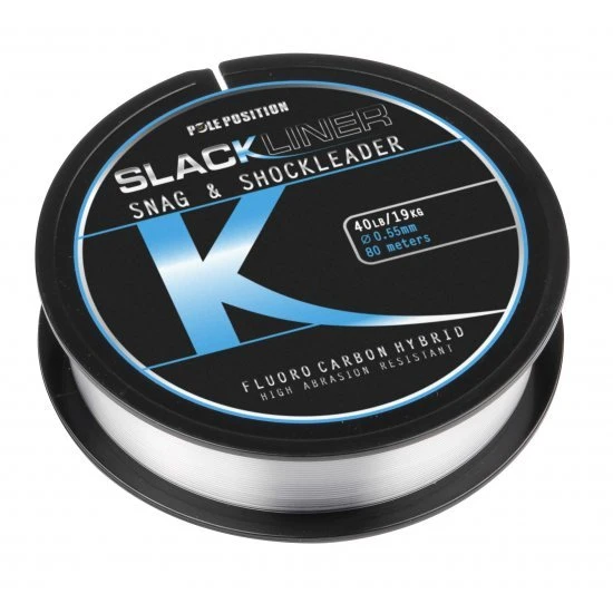Pole Position Slackliner Snag Et Shock Leader FC Hybrid 0.55mm 80m