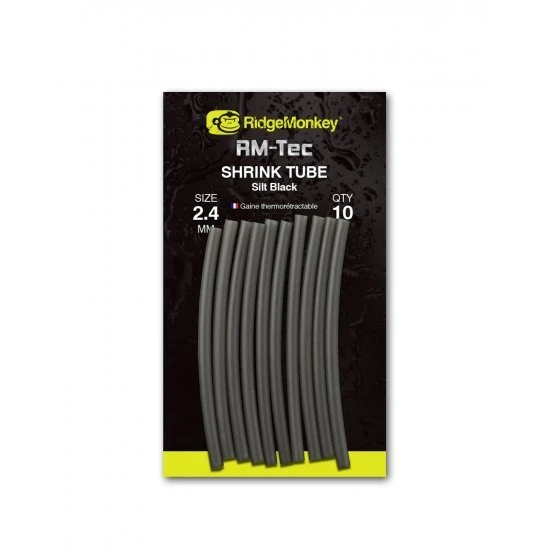 RidgeMonkey RM TEC Gaine Thermorétractable Soie Noir 2.4mm