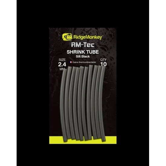 RidgeMonkey RM TEC Gaine ThermorĂ©tractable Soie Noir 2.4mm â Image 2